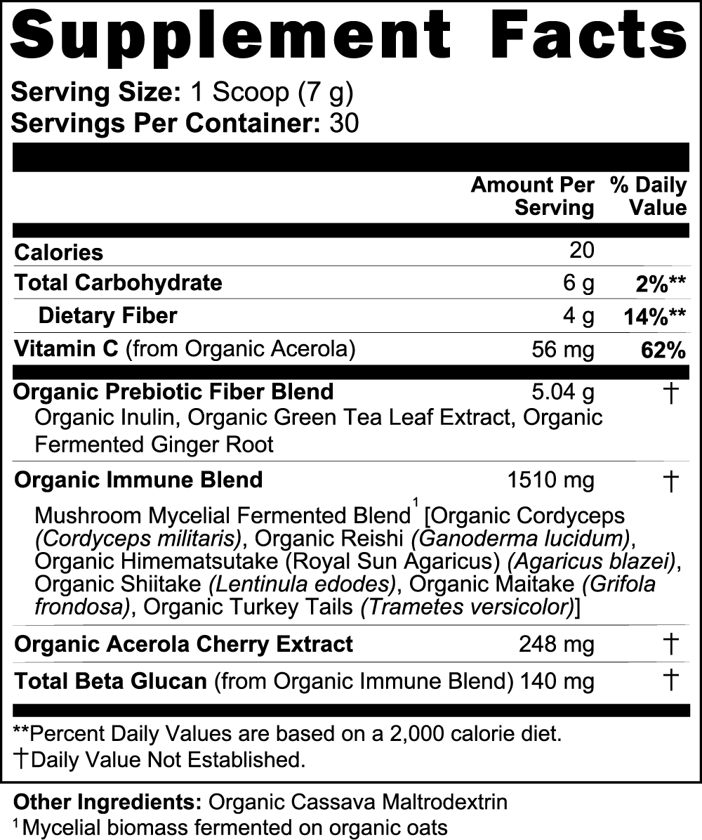 Pure Fermented Mushroom Blend