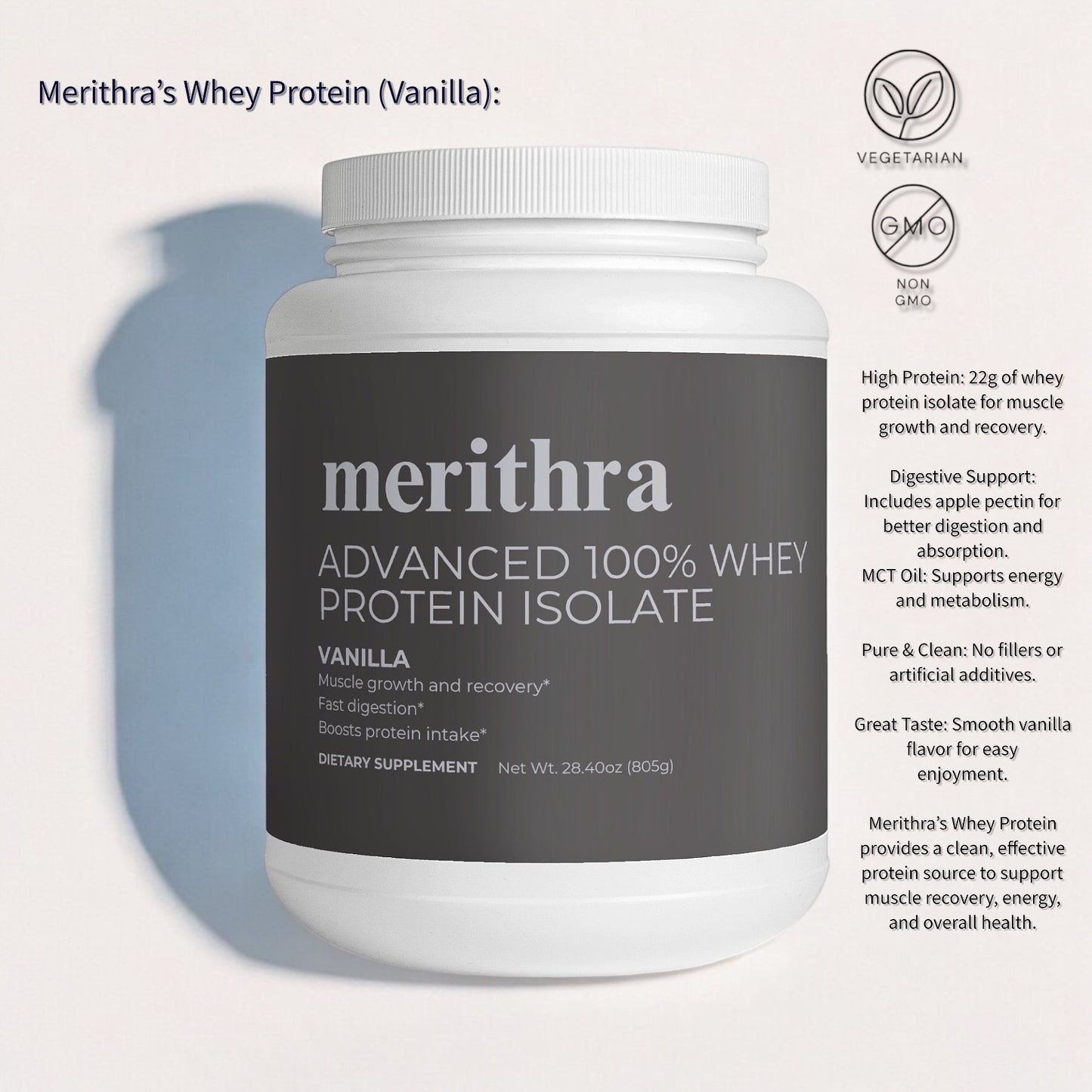 The Merithra Whey (Vanilla)